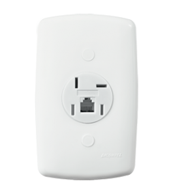 Conjunto Tomada para Telefone Padrão Telebrás + RJ11